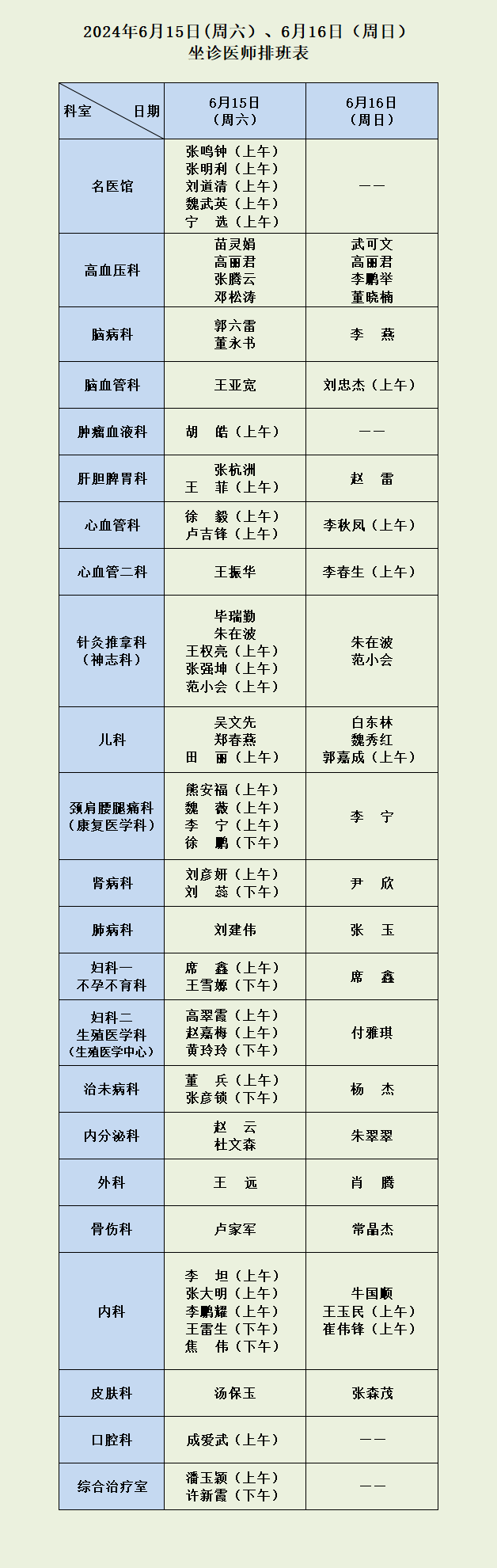 6月15日、6月16日坐诊医师排班表.png